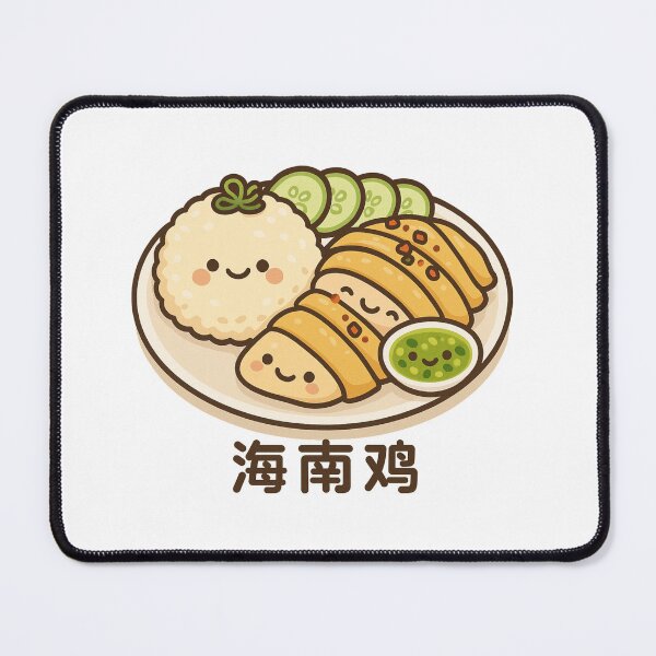 Item preview, Cute Hainanese Chicken Rice - 海南鸡 designed and sold by Canto Canuck.
