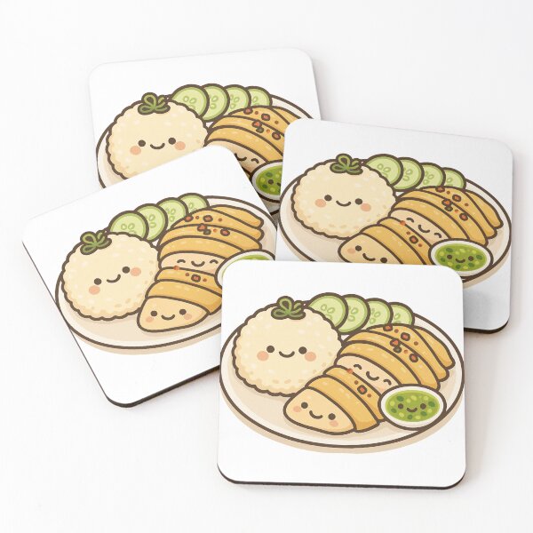 Item preview, Cute Hainanese Chicken Rice - 海南鸡 designed and sold by Canto Canuck.