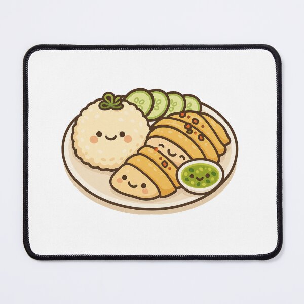 Item preview, Cute Hainanese Chicken Rice - 海南鸡 designed and sold by Canto Canuck.