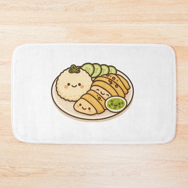 Item preview, Cute Hainanese Chicken Rice - 海南鸡 designed and sold by Canto Canuck.