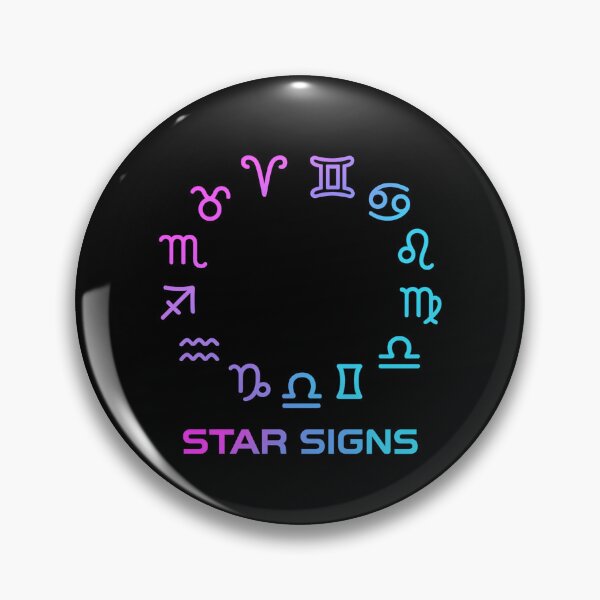 Item preview, Zodiac Symbols Pastel Gradient Poster designed and sold by MysticArtisan.