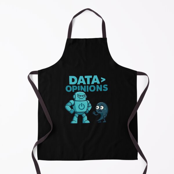Item preview, Robot Logic: Data > Opinions – Bold Tech Quote for Critical Thinkers designed and sold by VEYA STORE.