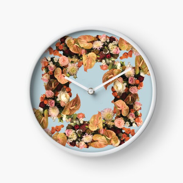 Anthurium Abound Clock