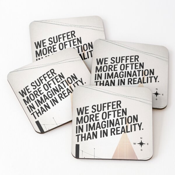Item preview, Seneca Imagination Reality Stoic designed and sold by ShadowAndSlate.