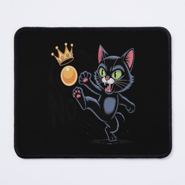 Item preview, No Kings in America Black Cat designed and sold by splindoershop.