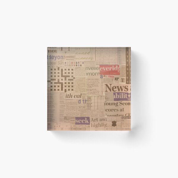 Item preview, Newspaper Puzzle designed and sold by Joan Wild.