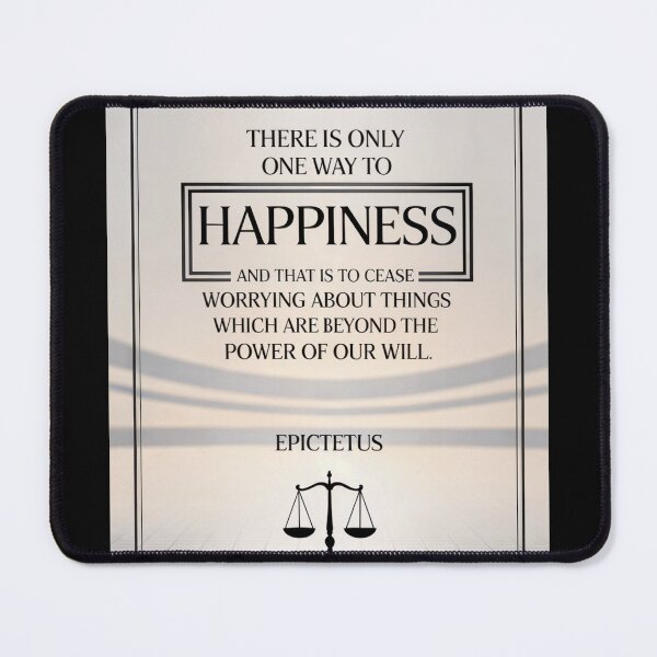 Item preview, Epictetus Happiness Freedom Wisdom designed and sold by ShadowAndSlate.