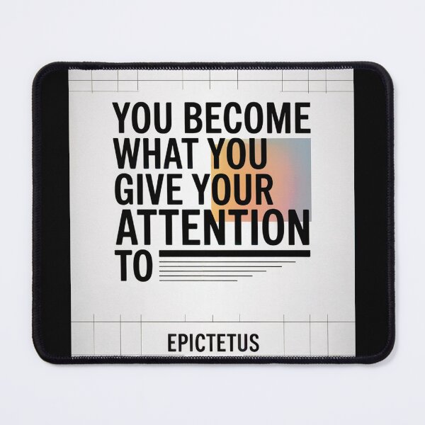 Item preview, Epictetus Attention Focus Stoic designed and sold by ShadowAndSlate.