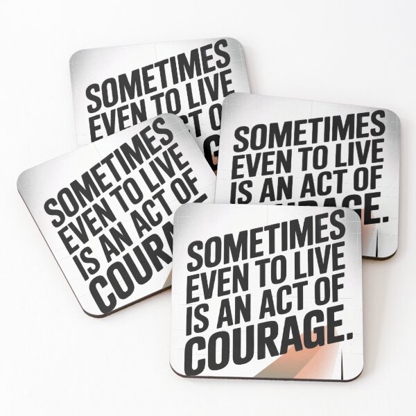 Item preview, Seneca Courage to Live designed and sold by ShadowAndSlate.