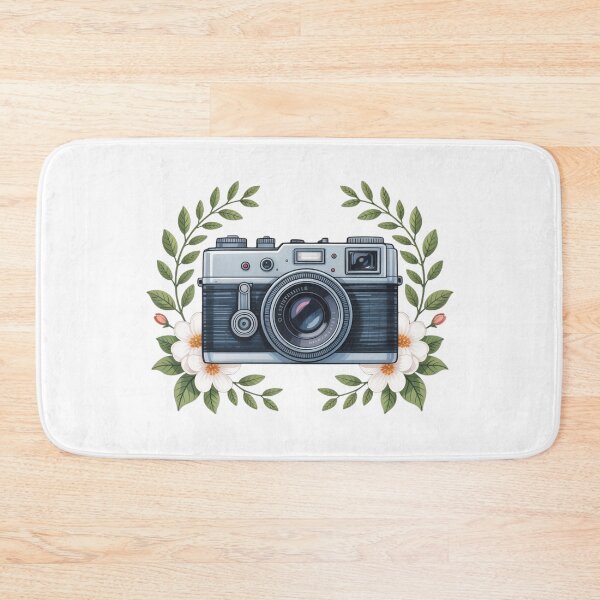 Item preview, vintage camera  with flower  designed and sold by jkrphoto.