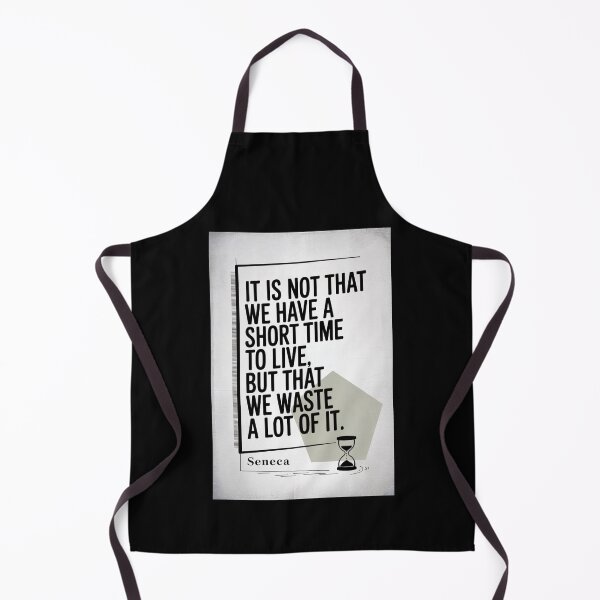 Item preview, Seneca Time Waste Wisdom designed and sold by ShadowAndSlate.