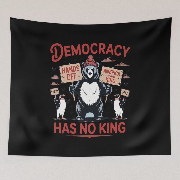 Item preview, No Kings in America Since 1776 Digital File, Democracy Has No King designed and sold by splindoershop.