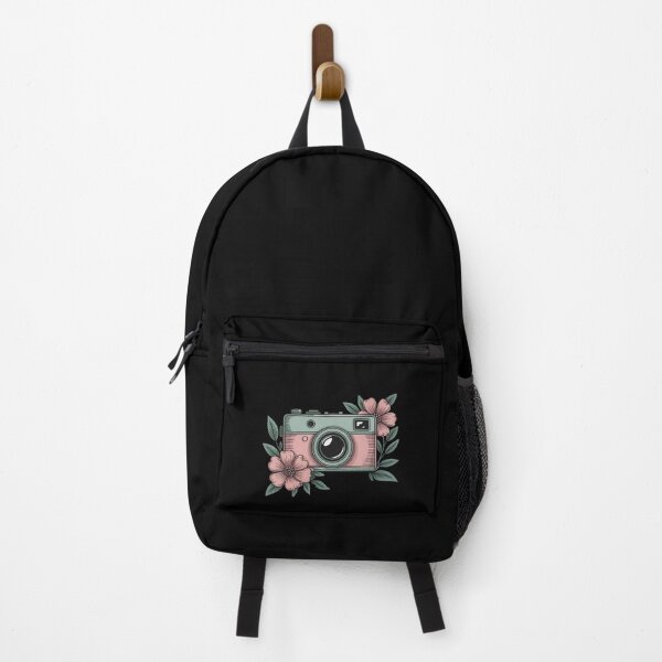 Item preview, pink vintage camera with flower designed and sold by jkrphoto.