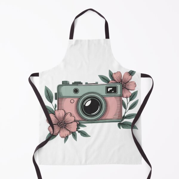 Item preview, pink vintage camera with flower designed and sold by jkrphoto.