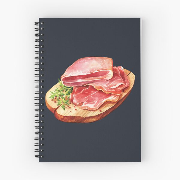 Item preview, Italian Prosciutto Ham On A Wooden Board designed and sold by Alicia Chee.