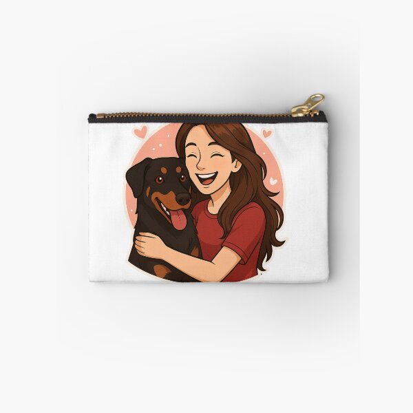 Item preview, Grace & Power: Woman & Beauceron Cartoon designed and sold by GoodyPaws.