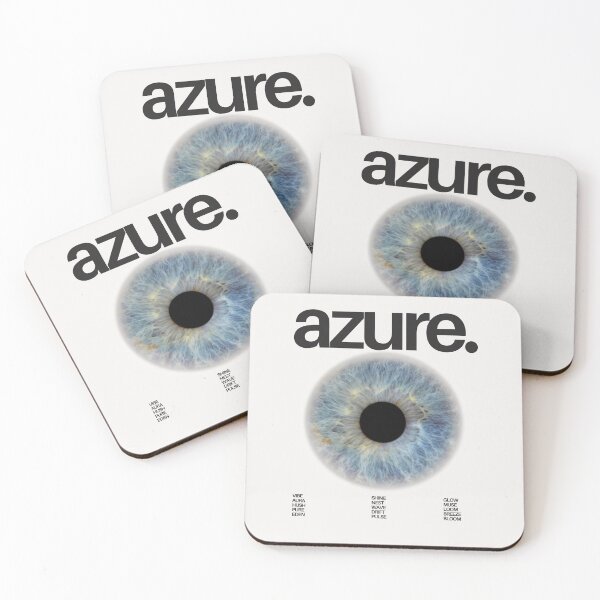 Item preview, Azure Eye Abstract Modern Vision Art designed and sold by MyWittyThings.