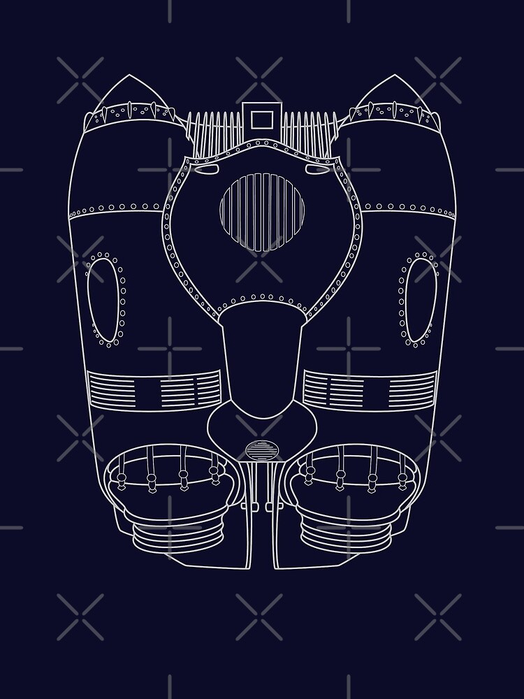 Rocketeer Rocket Jetpack Schematics by Rvaya