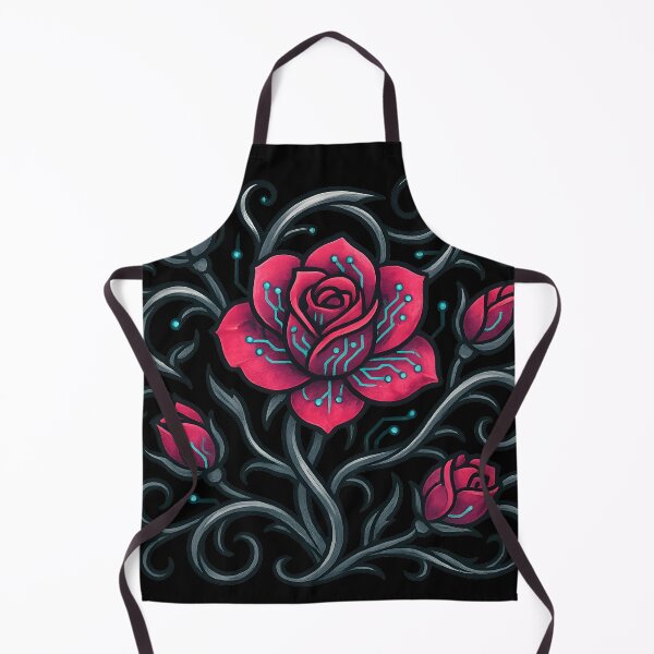 Item preview, Cyber Rose Tech Floral Design designed and sold by MysticArtisan.