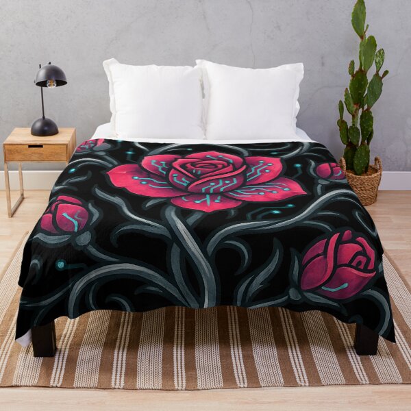 Item preview, Cyber Rose Tech Floral Design designed and sold by MysticArtisan.