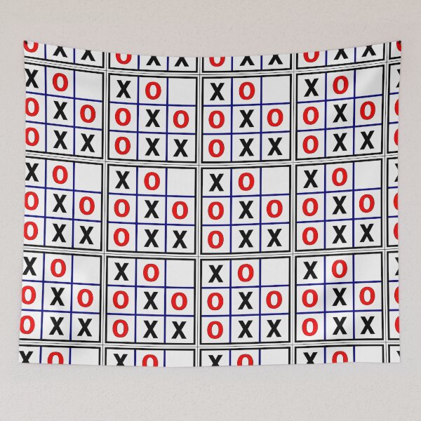 Aperçu de l'œuvre Morpion, Tic Tac Toe, Nostalgie, Rétro, Jeu créée et vendue par AASparksDesigns.