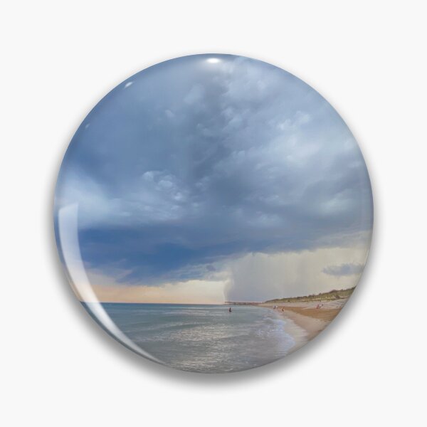 Artikelvorschau, Superzelle am Skegness Beach während eines Sturms entworfen und verkauft von Kate Anderson Art.
