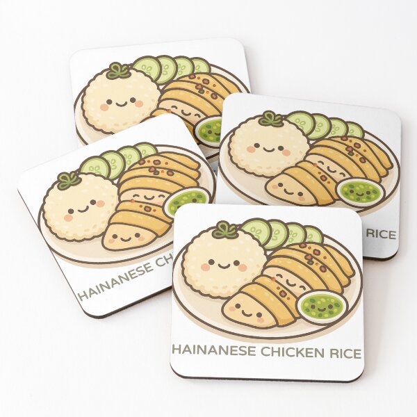 Item preview, Cute Hainanese Chicken Rice - 海南鸡 designed and sold by Canto Canuck.