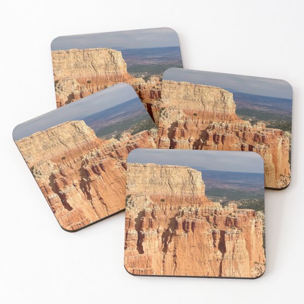 Item preview, Bryce Canyon Hoodoos – Red Rock Formations Photography Print designed and sold by Dzmitry Lens.