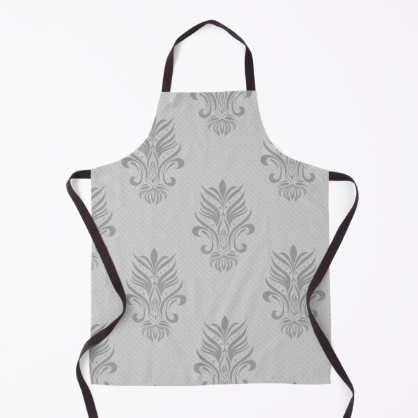 Item preview, Greek Damask - Greyscale Light designed and sold by Saki Desjardins.