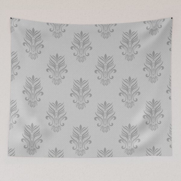 Item preview, Greek Damask - Greyscale Light designed and sold by Saki Desjardins.