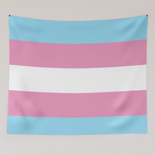 Item preview, Trans Flag - Pride - Transgender flag - Trans Rights are Human Rights designed and sold by Vision-Tees.