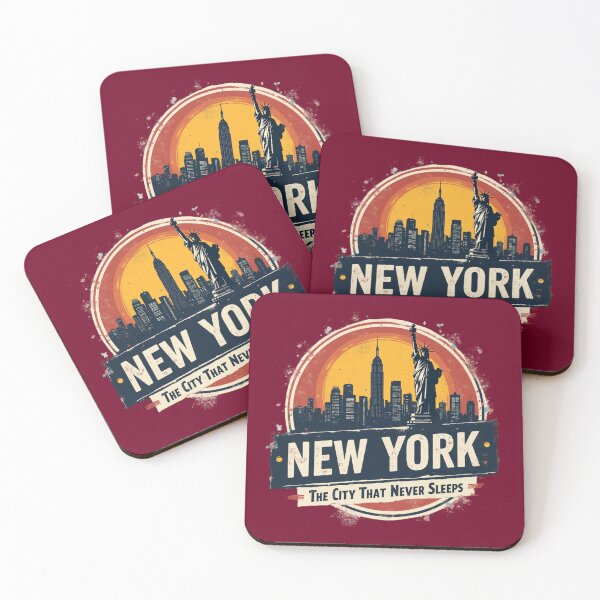 Item preview, New York at sunset - Statue of Liberty designed and sold by Danh Style.