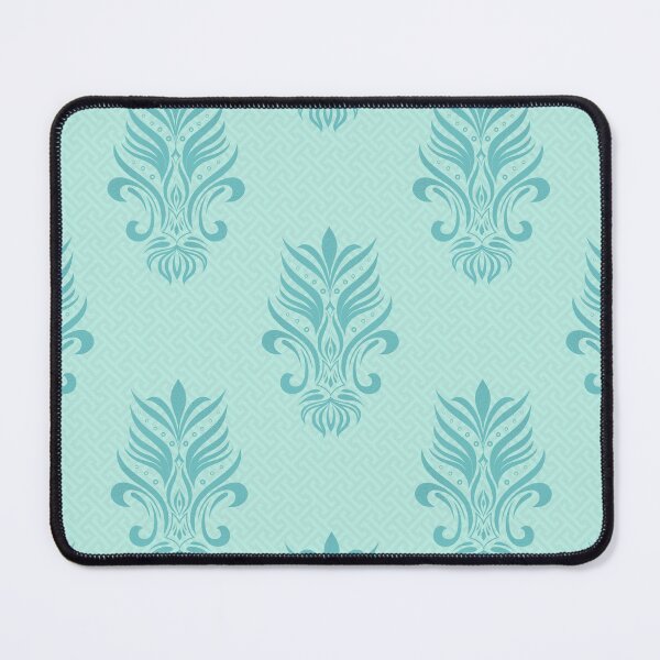 Item preview, Greek Damask - Teal Light designed and sold by Saki Desjardins.