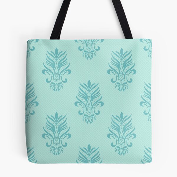 Item preview, Greek Damask - Teal Light designed and sold by Saki Desjardins.