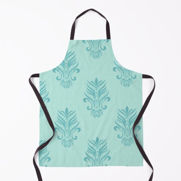 Item preview, Greek Damask - Teal Light designed and sold by Saki Desjardins.