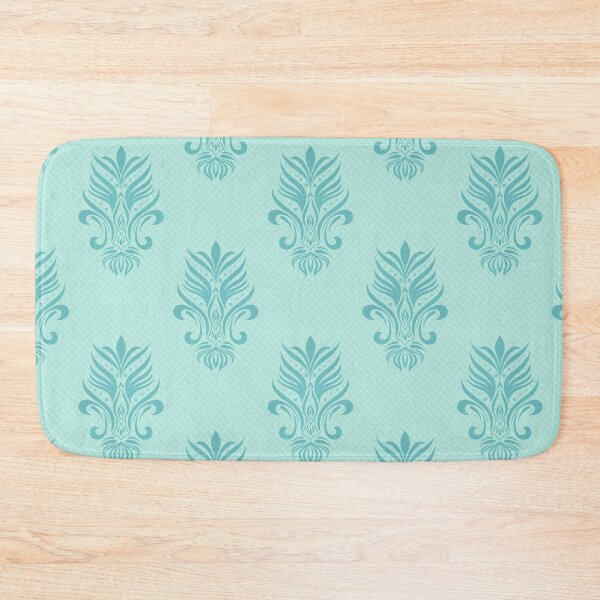 Item preview, Greek Damask - Teal Light designed and sold by Saki Desjardins.