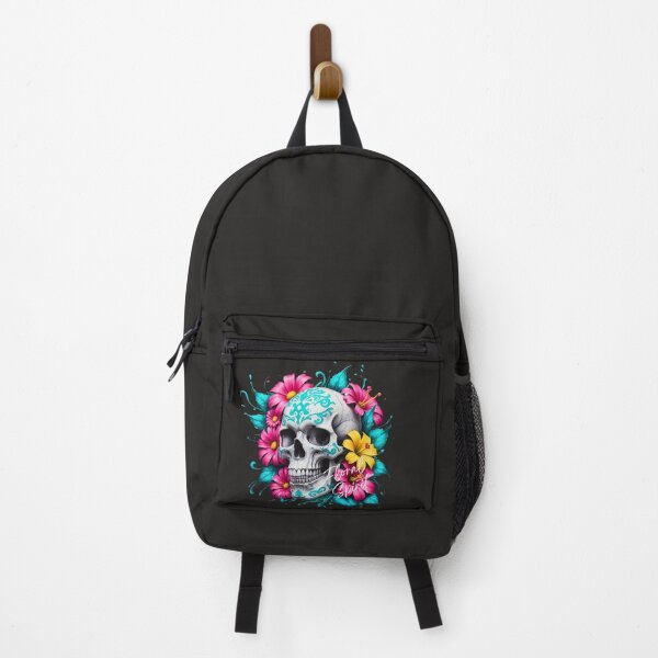 Item preview, Floral Spirit: Hibiscus Skull Art designed and sold by Frame of Mind .