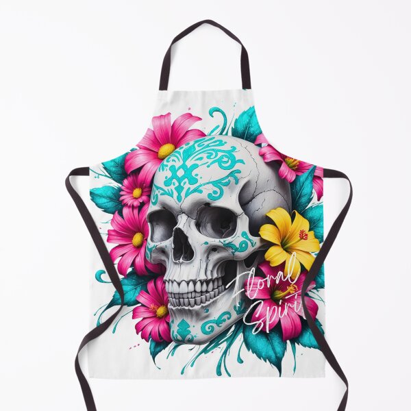 Item preview, Floral Spirit: Hibiscus Skull Art designed and sold by Frame of Mind .