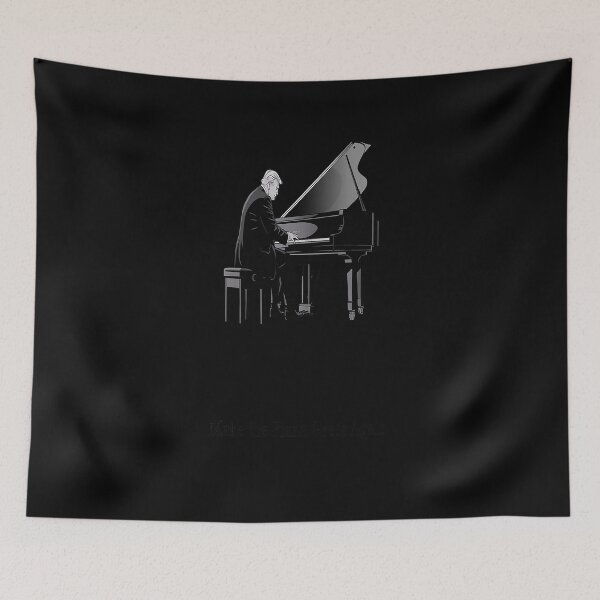 Item preview, Musician President Trump Playing Piano designed and sold by Nekusa.