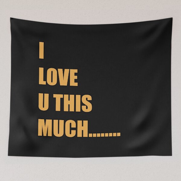 Item preview, Love, affection, bold, orange, black, message, sentiment, typography designed and sold by hardingcarl2.