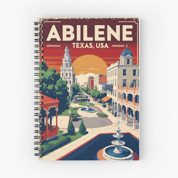 Artikelvorschau, Abilene Texas USA Vintage Reisetourismus entworfen und verkauft von TravelersGems.