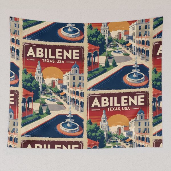 Item preview, Abilene Texas USA Vintage Travel Tourism  designed and sold by TravelersGems.