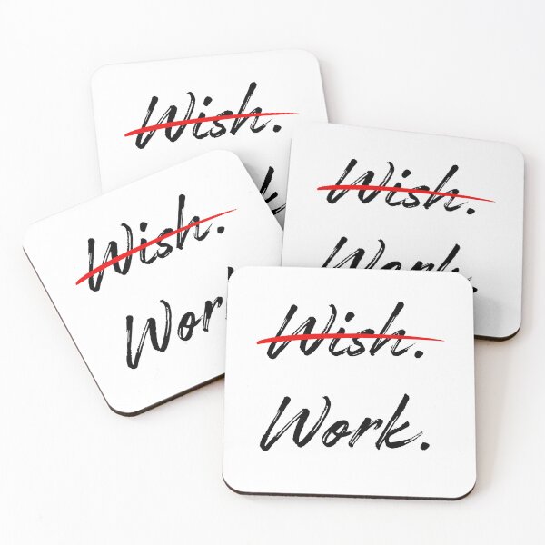 Item preview, Wish Crossed Out – Do the Work Inspirational Design designed and sold by Yuli Club.