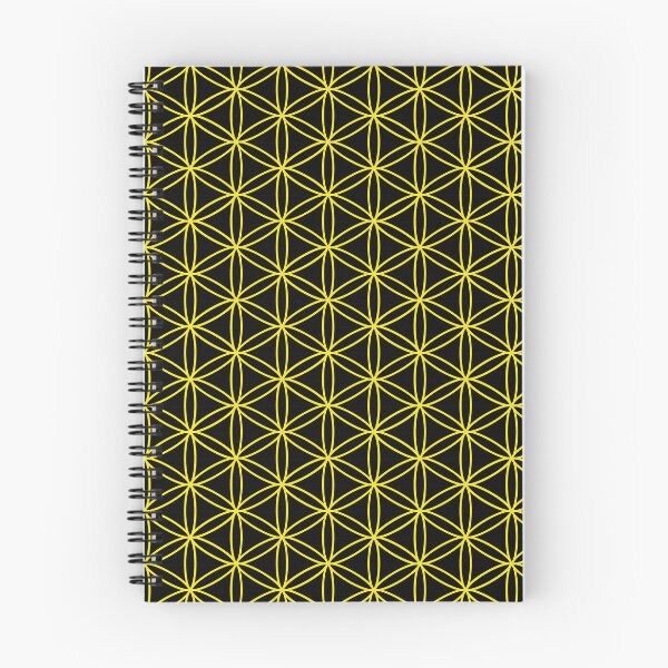Item preview, Yellow Flower of Life pattern designed and sold by knappidesign.