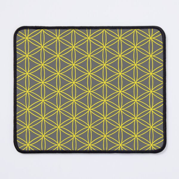 Item preview, Yellow Flower of Life pattern designed and sold by knappidesign.