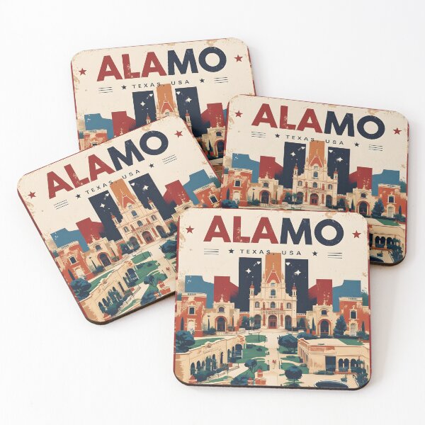 Item preview, Alamo Texas USA Vintage Travel Tourism  designed and sold by TravelersGems.