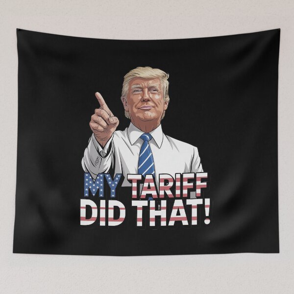 Item preview, My Tariff Did That Shirt, Funny Anti-Trump T-Shirt, Protest Statement designed and sold by Nekusa.