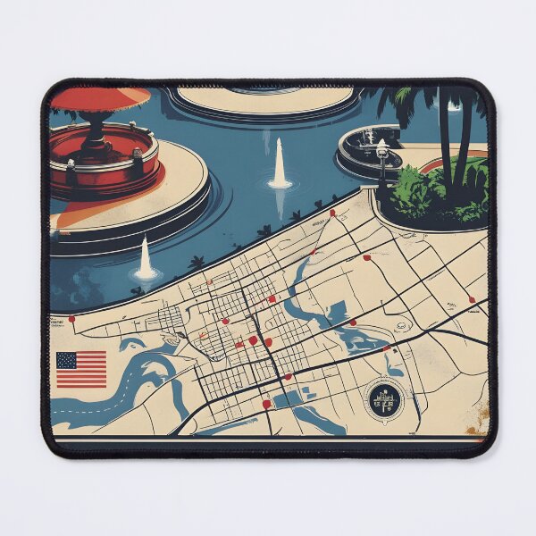 Item preview, Aldine Texas USA Vintage Travel Tourism designed and sold by TravelersGems.
