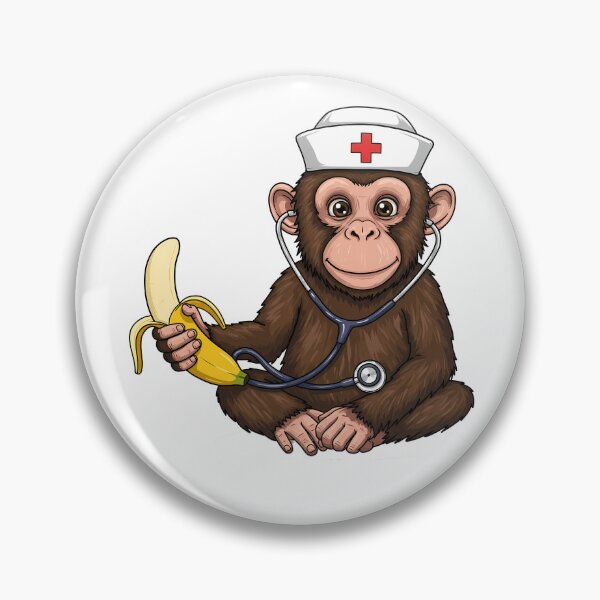Item preview, Monkeying Around with Care - Nurse Appreciation designed and sold by k3rstman1.