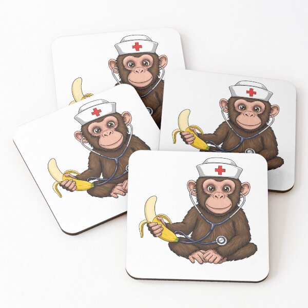 Item preview, Monkeying Around with Care - Nurse Appreciation designed and sold by k3rstman1.